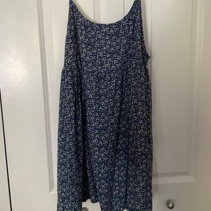 Wild Fable Blue Floral Dress XL